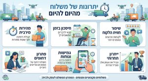 יתרונות של משלוח מהיום להיום